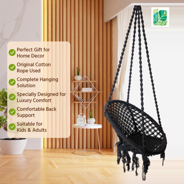 Labonya Cotton Home Swing & Hammock Chair - Image 4