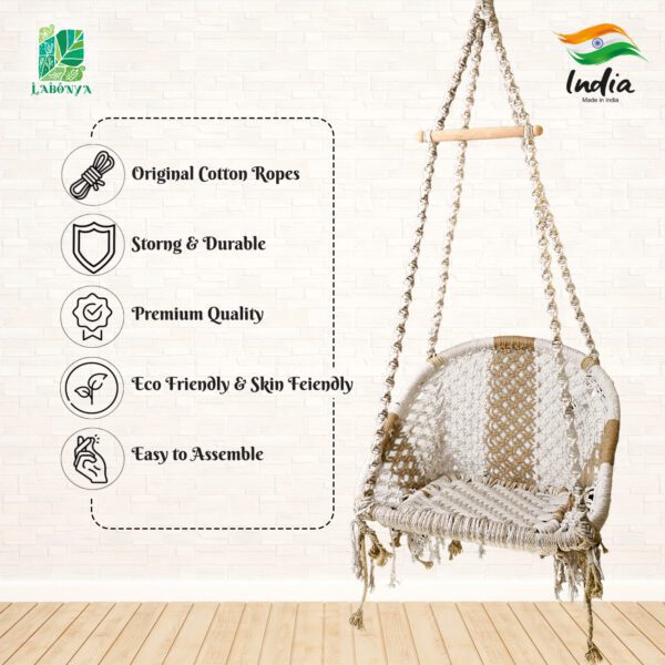 Labonya Cotton Home Swing & Hammock Chair - Image 5